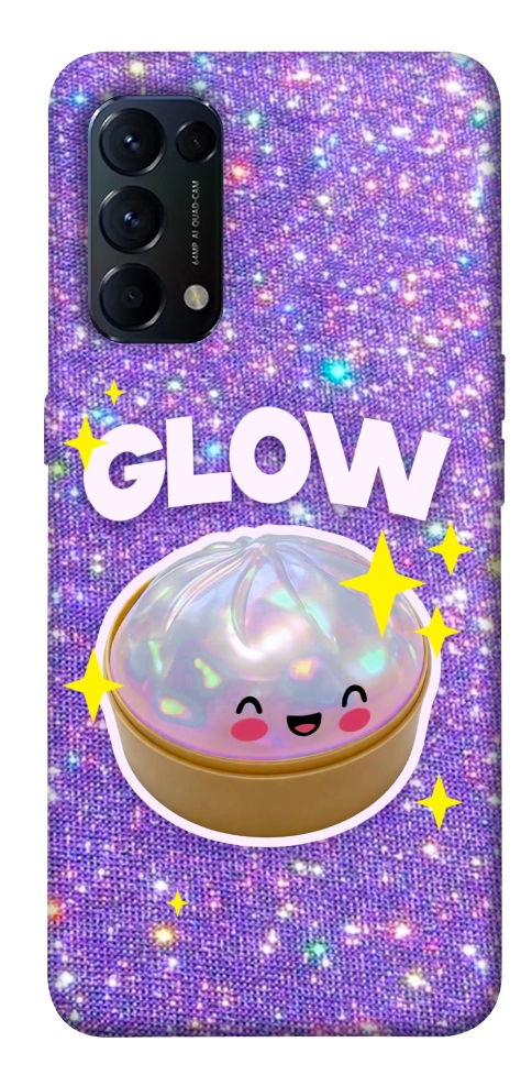 Чохол Purple sparkle dumpling для Oppo Reno 5 4G