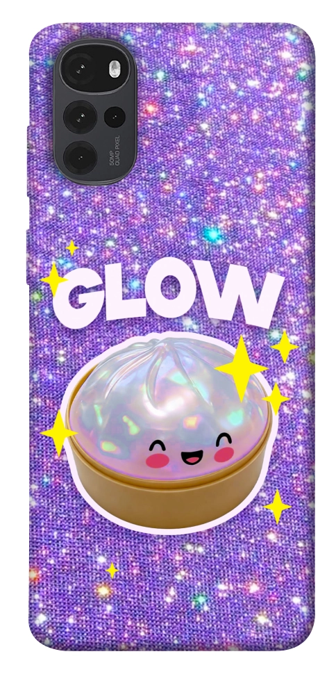 Чохол Purple sparkle dumpling для Motorola Moto G22