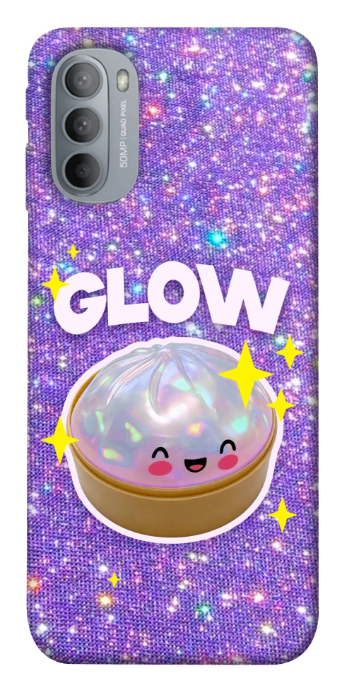 Чохол Purple sparkle dumpling для Motorola Moto G31