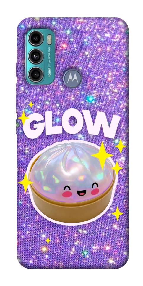 Чехол Purple sparkle dumpling для Motorola Moto G60