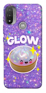 Чехол Purple sparkle dumpling для Motorola Moto E20
