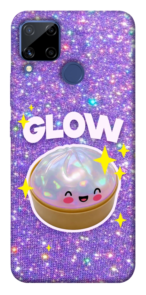 Чехол Purple sparkle dumpling для Realme C15