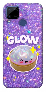 Чехол Purple sparkle dumpling для Realme C15
