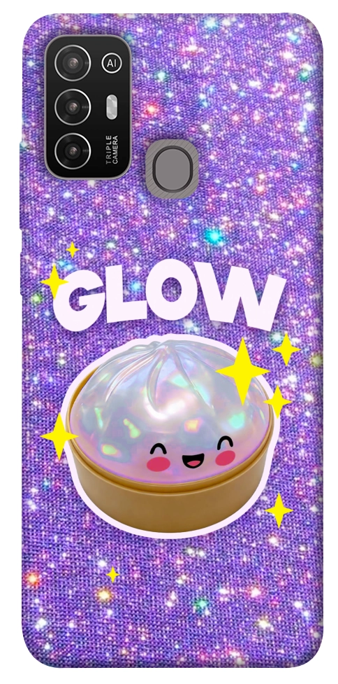 Чехол Purple sparkle dumpling для ZTE Blade A52