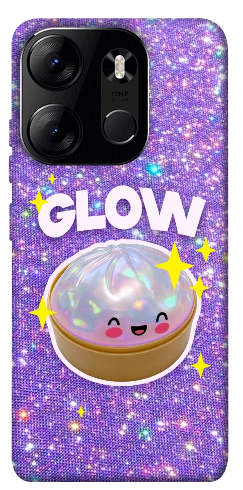 Чохол Purple sparkle dumpling для Tecno Spark Go 2023