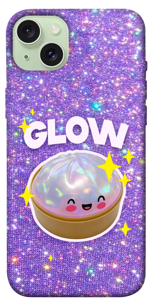Чехол Purple sparkle dumpling для iPhone 15 Plus