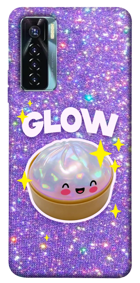 Чохол Purple sparkle dumpling для TECNO Camon 17 Pro