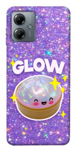 Чехол Purple sparkle dumpling для Motorola Moto G14