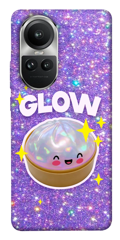 Чехол Purple sparkle dumpling для Oppo Reno 10