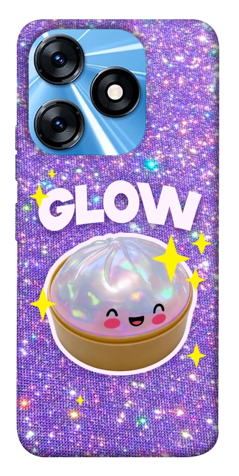 Чехол Purple sparkle dumpling для TECNO Spark 10
