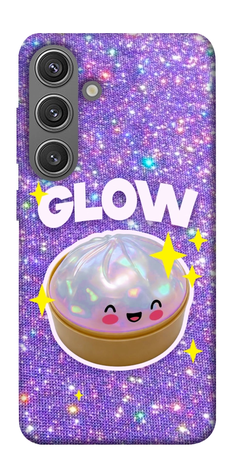 Чехол Purple sparkle dumpling для Galaxy S24+
