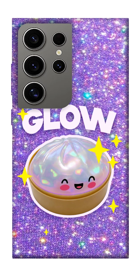 Чохол Purple sparkle dumpling для Galaxy S24 Ultra