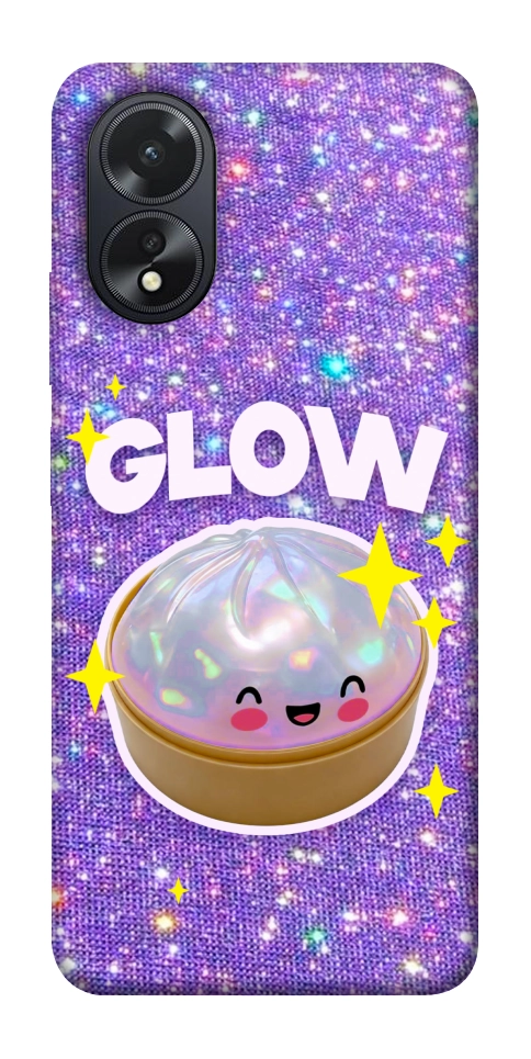 Чехол Purple sparkle dumpling для Oppo A38