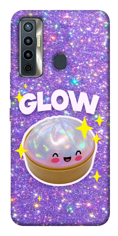Чохол Purple sparkle dumpling для TECNO Camon 17