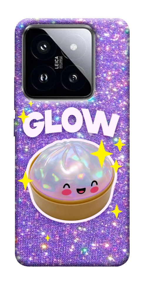Чехол Purple sparkle dumpling для Xiaomi 14 Pro