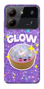 Чехол Purple sparkle dumpling для ZTE Blade A54 4G