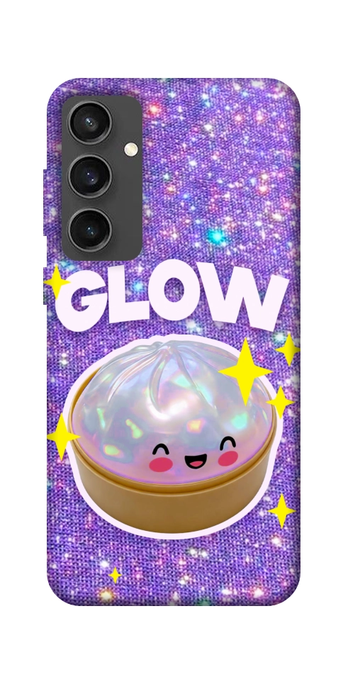 Чехол Purple sparkle dumpling для Galaxy S24 FE