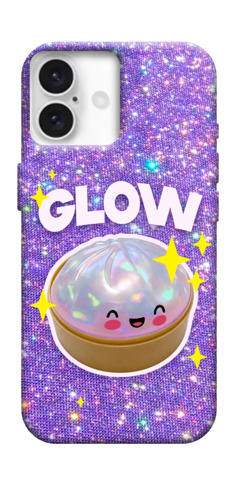 Чехол Purple sparkle dumpling для iPhone 16