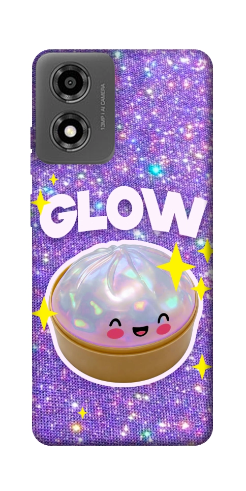 Чохол Purple sparkle dumpling для Motorola Moto E14