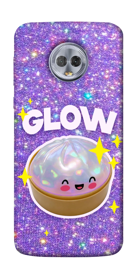 Чохол Purple sparkle dumpling для Motorola Moto G6 Plus
