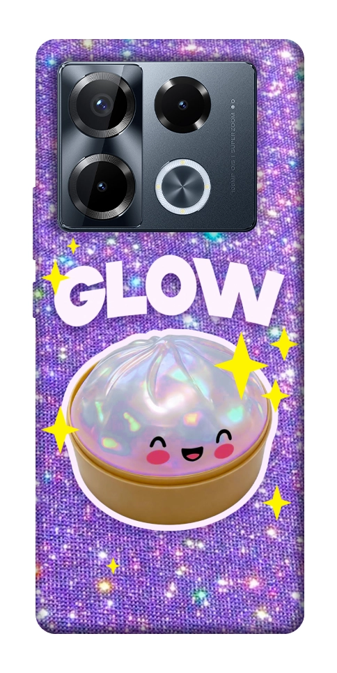 Чехол Purple sparkle dumpling для Infinix Note 40 Pro 4G