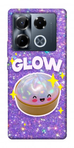 Чехол Purple sparkle dumpling для Infinix Note 40 Pro 4G