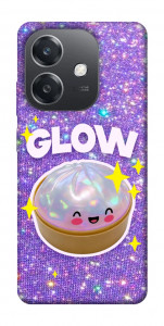 Чехол Purple sparkle dumpling для Oppo А3х 4G