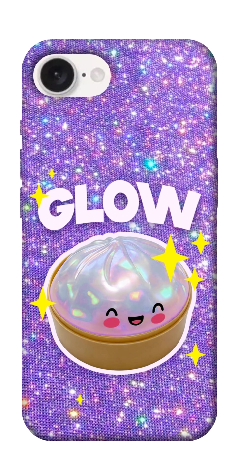 Чохол Purple sparkle dumpling для iPhone 16e