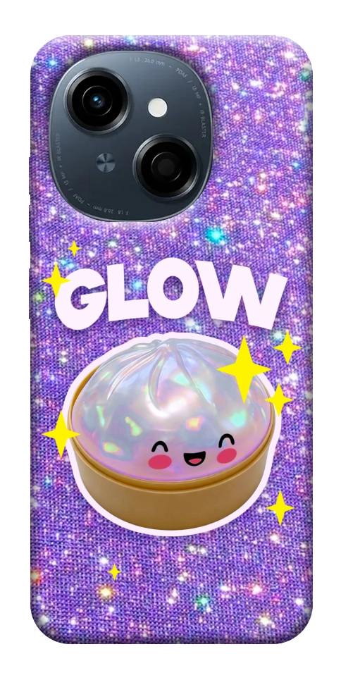Чехол Purple sparkle dumpling для TECNO Spark Go 1 (KL4)