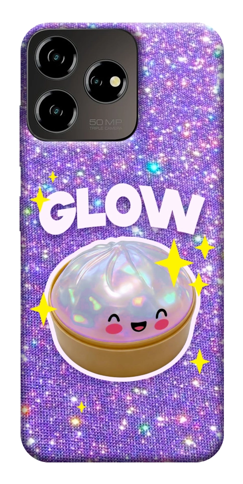 Чохол Purple sparkle dumpling для ZTE Blade V50 Design 4G