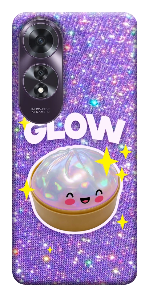 Чохол Purple sparkle dumpling для Oppo A60 4G