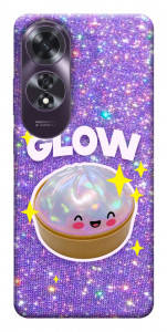 Чехол Purple sparkle dumpling для Oppo A60 4G