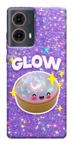 Чохол Purple sparkle dumpling для Motorola Moto G85