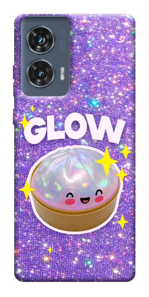 Чехол Purple sparkle dumpling для Motorola Edge 50 Fusion