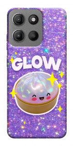 Чохол Purple sparkle dumpling для Motorola Moto G15 4G