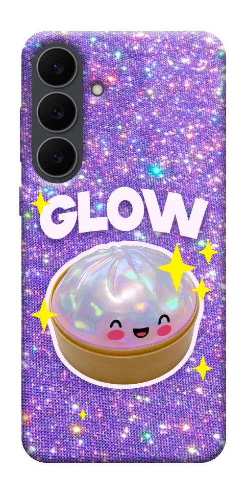 Чехол Purple sparkle dumpling для Galaxy S25 FE
