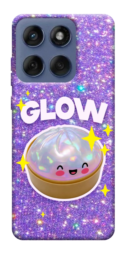 Чехол Purple sparkle dumpling для Motorola Edge 60 Fusion