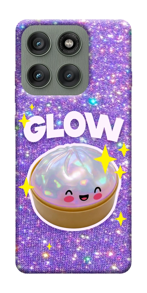 Чехол Purple sparkle dumpling для Motorola Edge 60 Pro
