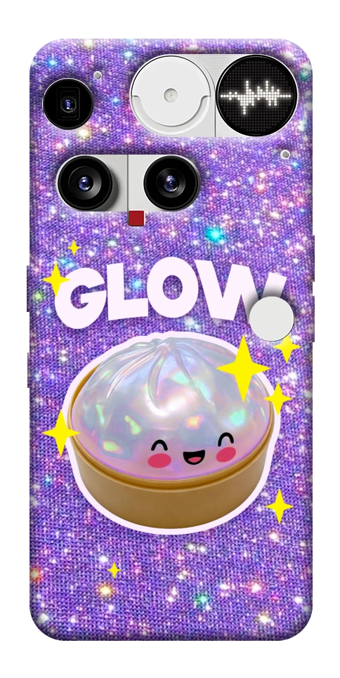 Чохол Purple sparkle dumpling для Nothing Phone (3)