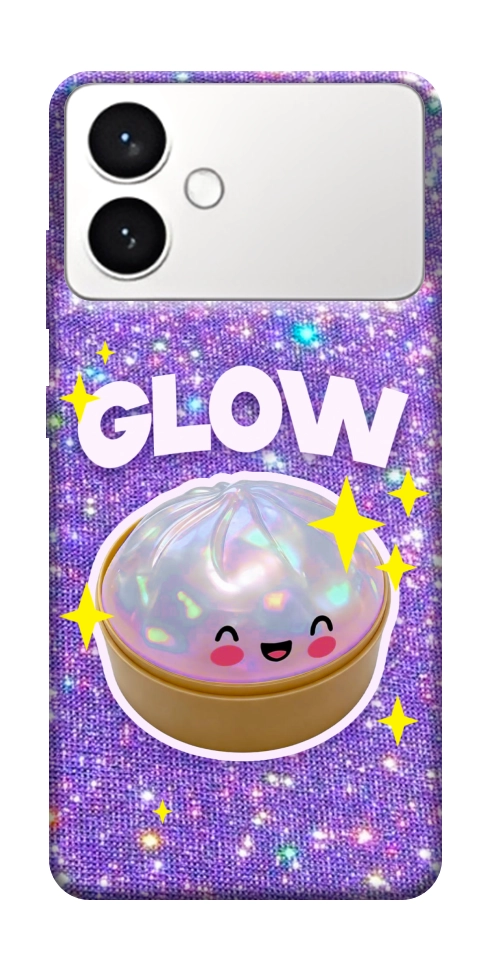 Чехол Purple sparkle dumpling для Galaxy S26 Edge