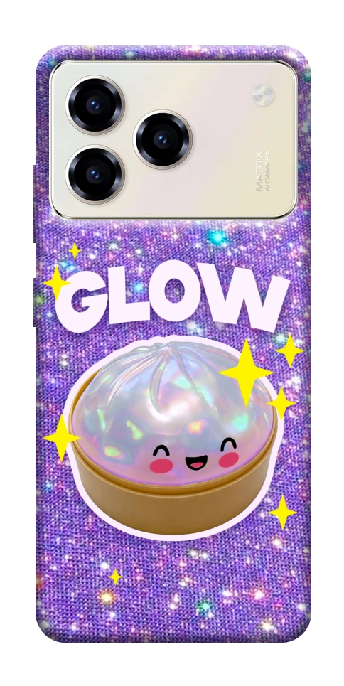 Чохол Purple sparkle dumpling для ZTE Blade A76 4G