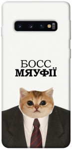 Чехол Cat boos для Galaxy S10 (2019)