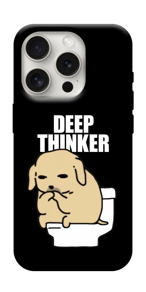 Чохол Deep thinker для iPhone 16 Pro Max