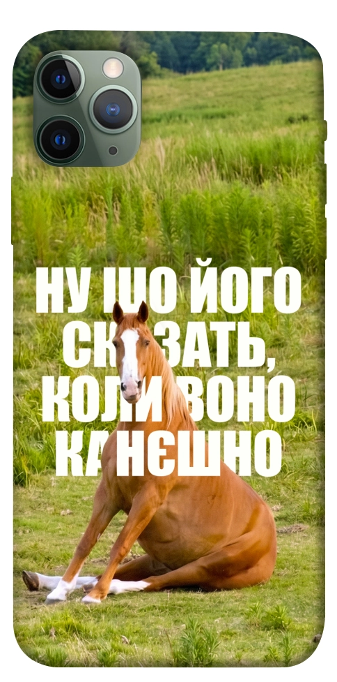 Чохол Horse sitting для iPhone 11 Pro Max