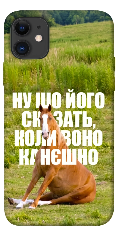 Чехол Horse sitting для iPhone 11