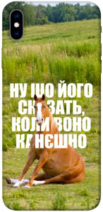 Чехол Horse sitting для iPhone XS Max