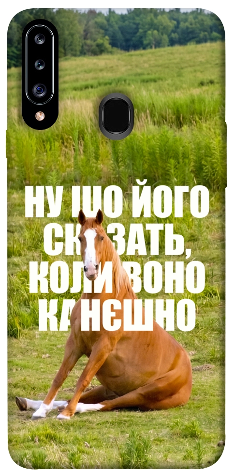 Чохол Horse sitting для Galaxy A20s (2019)