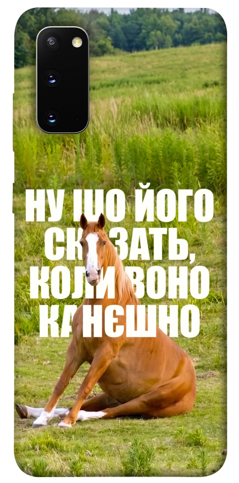 Чохол Horse sitting для Galaxy S20 (2020)