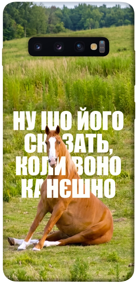 Чохол Horse sitting для Galaxy S10 Plus (2019)