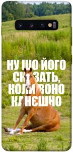 Чехол Horse sitting для Galaxy S10 Plus (2019)